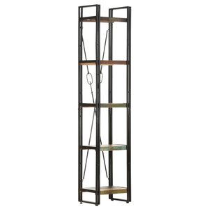 vidaXL Bibliothèque 5 niveaux 40x30x180 cm Bois de récupération massif
