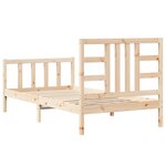 vidaXL Cadre de lit sans matelas 100x200 cm bois massif de pin
