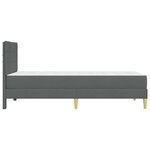 vidaXL Cadre de lit 100 x 200 cm Gris foncé