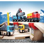 Brio World Circuit Rail Route Transport De Roches - Coffret 33 pieces - Circuit de train en bois - Ravensburger - Des 3 ans - 33210