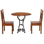 vidaXL Ensemble de bistrot 3 Pièces Bois d'acacia massif