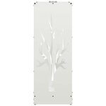 vidaXL Portant de bois chauffage blanc 40x30x80 cm
