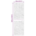 vidaXL Tapis doux à poils moyens et lavable HUARTE Vert forêt
