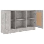 vidaXL Buffet Gris béton 120x30 5x70 cm Bois d'ingénierie