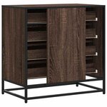 vidaXL Commode chêne marron 70x41x70 cm bois d'ingénierie