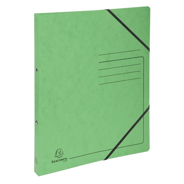 Classeur 2 Anneaux 15mm Carte Lustrée Imprimée - A4 - Tilleul - X 10 - Exacompta
