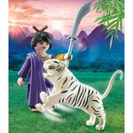 Playmobil - 70382 - combattante ninja et tigre