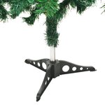 Vidaxl arbre de noël artificiel avec led et support 120cm 230 branches