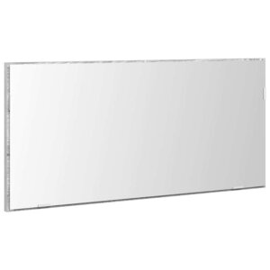 vidaXL Miroir Sonoma gris clair 80 x 37 cm Verre et Bois Ingénierie