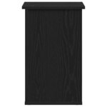 vidaXL Meuble d'appoint Chêne noir 35 x 35 x 55 cm Bois d'ingénierie