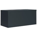 vidaXL Classeur anthracite 90x40x240 cm acier