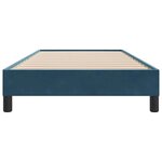 vidaXL Sommier à lattes de lit sans matelas bleu foncé 80x210 cm