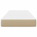 Matelas à ressorts ensachés vidaXL Vert clair Gris Medium 100x200x20 cm Tissu