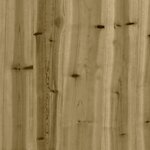 vidaXL Repose-pied de jardin 120x80 cm bois de pin imprégné