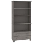 vidaXL Buffet HAMAR Bois massif de pin Gris clair