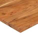 vidaXL Dessus de bureau 80x60x2 5cm rectangulaire bois massif d'acacia