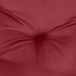 vidaXL Coussins de palette 5 Pièces rouge bordeaux tissu