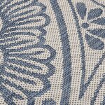 vidaXL Tapis à tissage plat d'extérieur 200x280 cm Motif bleu