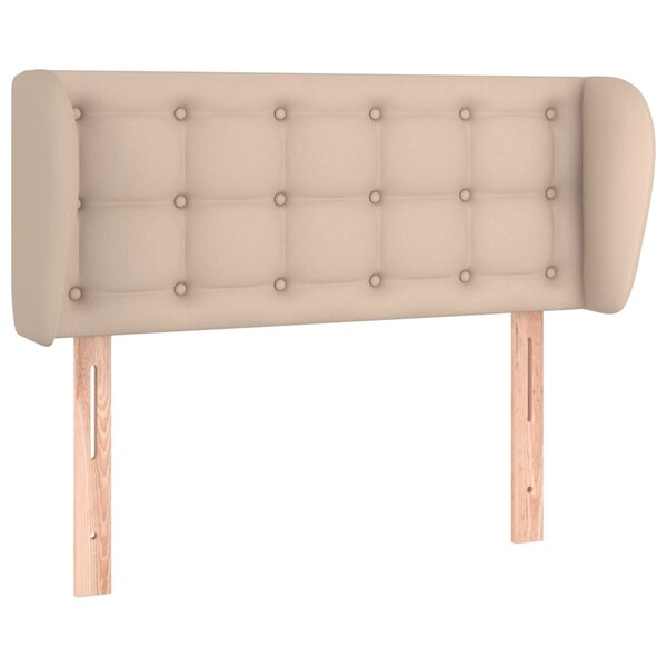 vidaXL Tête de lit avec oreilles Cappuccino 93x23x78/88 cm Similicuir
