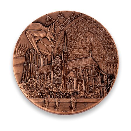 Médaille reconstruction notre-dame de paris