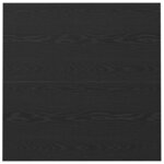 vidaXL Table basse Chêne noir 100 x 100 x 40 cm Bois d'ingénierie