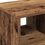 vidaXL Table d'appoint Bois ancien 50 x 30 x 55 cm Bois d'ingénierie
