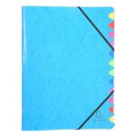 Trieur Dos Agrafé Iderma - A4 - Couleurs Assorties - X 8 - Exacompta