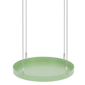 Esschert Design Plateau suspendu pour plantes Rond Vert L