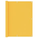 vidaXL Écran de balcon Jaune 120x300 cm Tissu Oxford