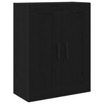 Meuble mural vidaXL Chêne noir 69 5x34x90 cm Bois d'ingénierie