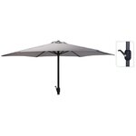 ProGarden Parasol Monica 270 cm Gris clair