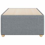 vidaXL Cadre de lit sans matelas gris clair 80x200 cm tissu