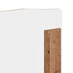 vidaXL Tête de lit Bois Ancien 200 cm Bois d'ingénierie