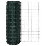 vidaXL Clôture euro Acier 25 x 0 8 m Vert