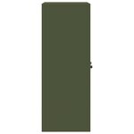 vidaXL Armoire de rangement Vert olive 60 x 40 x 105 cm Acier