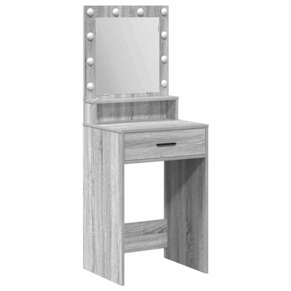 vidaXL Coiffeuse Sonoma gris 50 x 41 x 135 cm Bois d'ingénierie