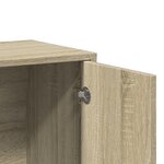 vidaXL Buffet chêne sonoma 60x31x70 cm bois d'ingénierie