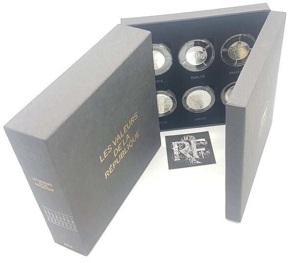 Coffret série euro France 2013 - Valeurs de la République