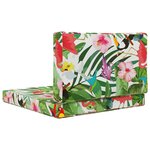 vidaXL Coussin de canapé d'extérieur 2 Pièces coloré Polyester