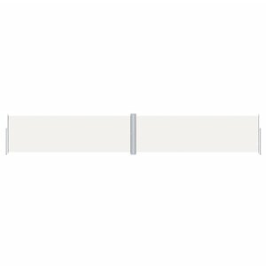 vidaXL Auvent latéral rétractable Crème 160x1000 cm