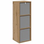 vidaXL Buffet Chêne artisanal 30 5 x 27 x 84 5 cm