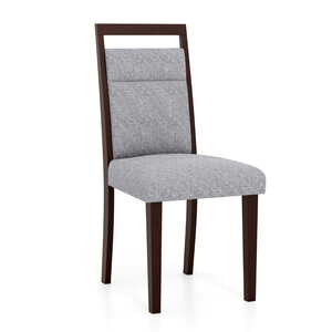 Lot de 2 chaises de salle à manger 43 x 52 x 92 cm confort rembourré dossier inclinable style moderne en tissu gris 20_0011779