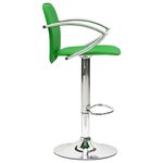 vidaXL Tabourets de bar lot de 2 vert cuir artificiel