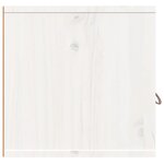 vidaXL Armoires murales 2 Pièces Blanc 80x30x30 cm Bois de pin massif