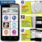 Le smart Initial 6 3p 32 giga smartphone senior pour DEBUTER