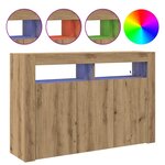 vidaXL Buffet Chêne artisanal 116 x 30 x 75 cm Bois d'ingénierie