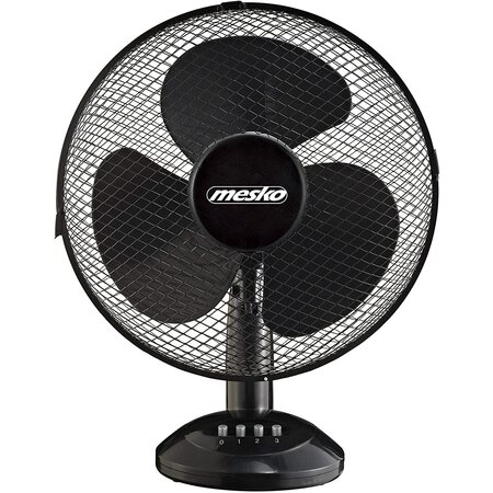 Ventilateur de table 45W Diam 40 cm noir MESKO