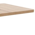 vidaXL Table de bistro marron clair 80x80 cm MDF