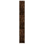 vidaXL Bibliothèque/Séparateur de pièce chêne fumé 100x24x188 cm