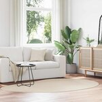 vidaXL Tapis HUARTE Beige 160 x 230 cm Polyester